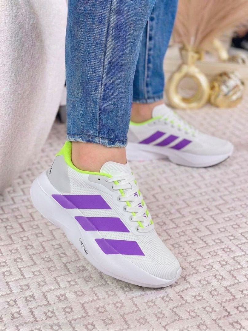Bellos Adizero Blanco Lila